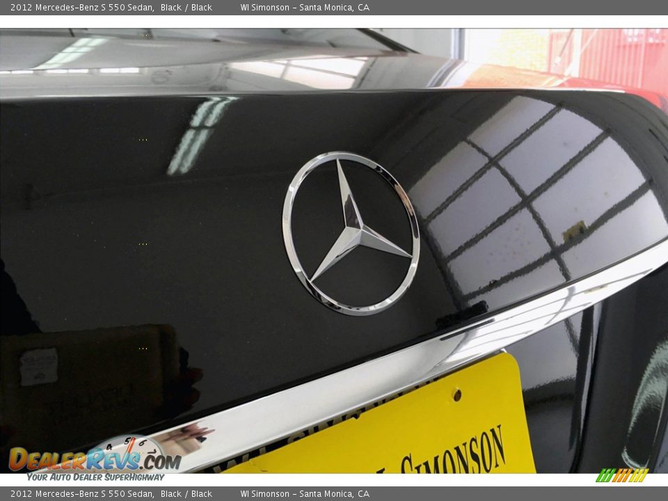 2012 Mercedes-Benz S 550 Sedan Black / Black Photo #27