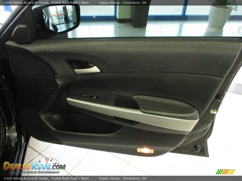 2009 Honda Accord EX Sedan Crystal Black Pearl / Black Photo #14
