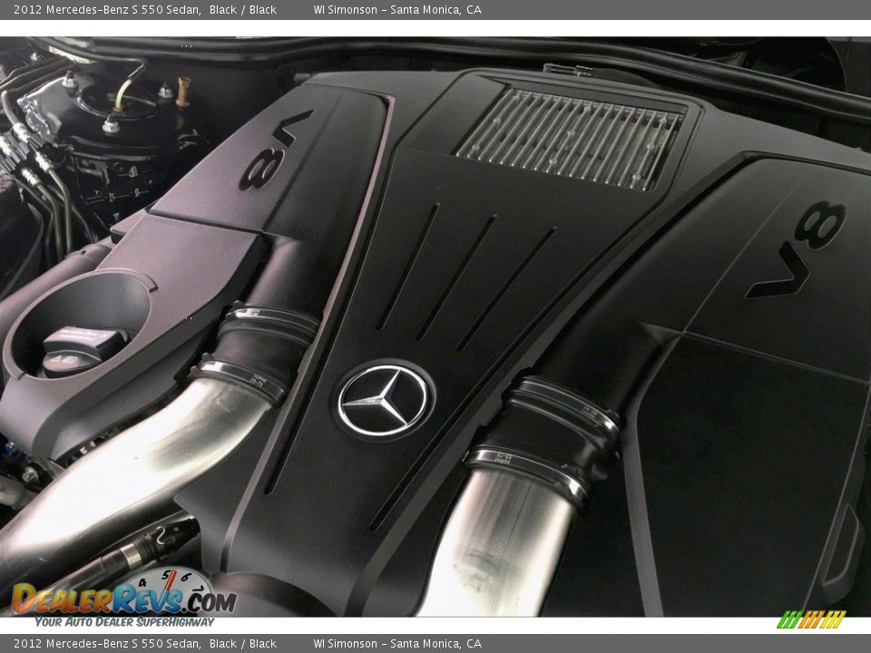 2012 Mercedes-Benz S 550 Sedan Black / Black Photo #31