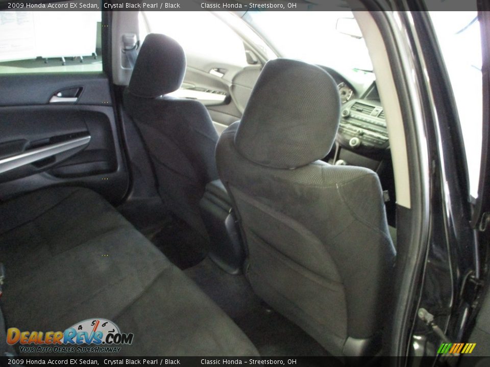 2009 Honda Accord EX Sedan Crystal Black Pearl / Black Photo #19