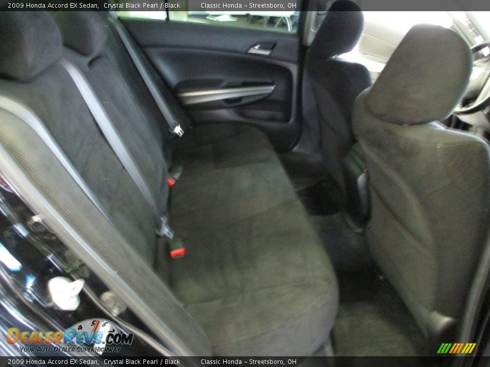 2009 Honda Accord EX Sedan Crystal Black Pearl / Black Photo #20