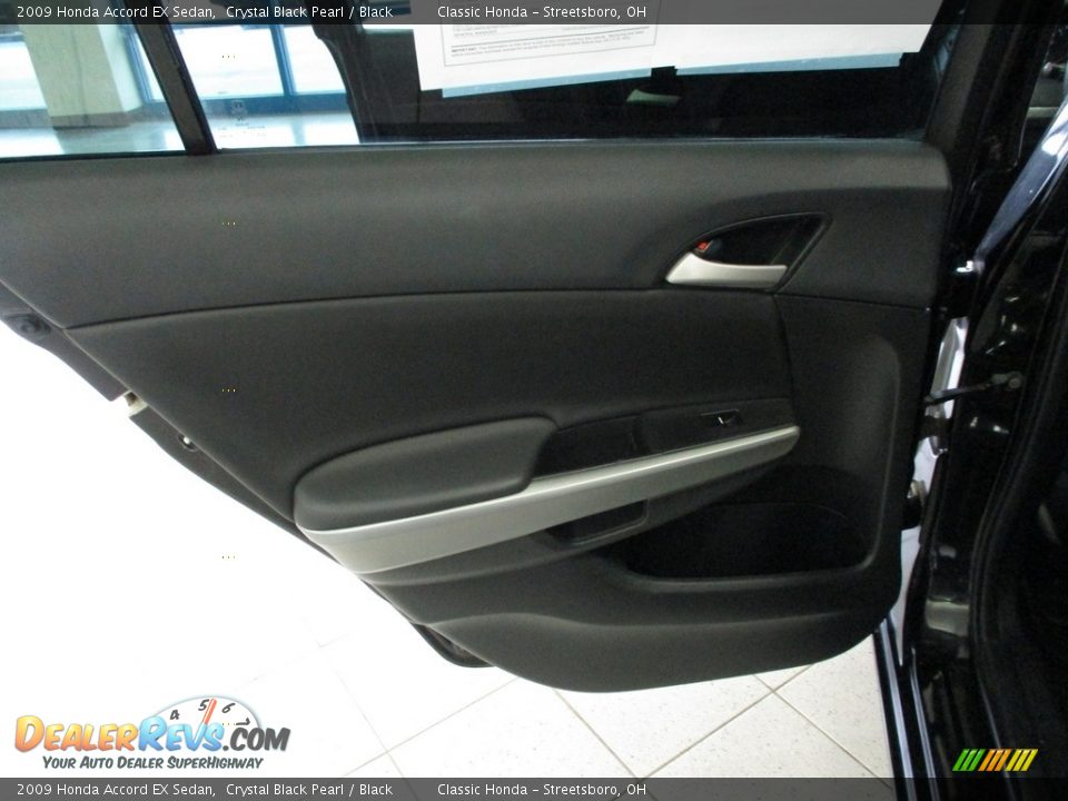 2009 Honda Accord EX Sedan Crystal Black Pearl / Black Photo #23
