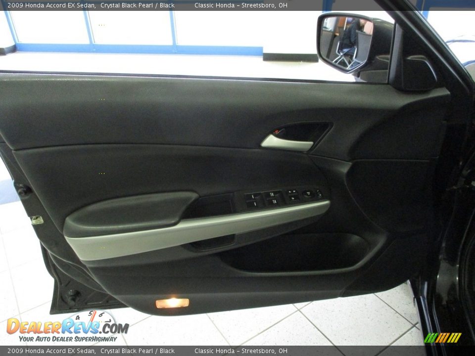 2009 Honda Accord EX Sedan Crystal Black Pearl / Black Photo #26