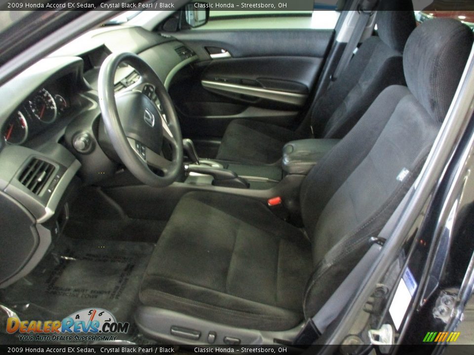2009 Honda Accord EX Sedan Crystal Black Pearl / Black Photo #28