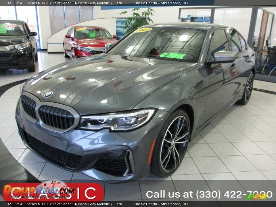 2022 BMW 3 Series M340i xDrive Sedan Mineral Grey Metallic / Black Photo #1