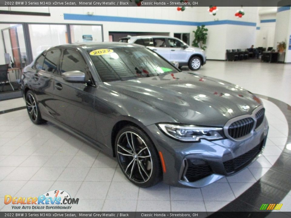 2022 BMW 3 Series M340i xDrive Sedan Mineral Grey Metallic / Black Photo #3