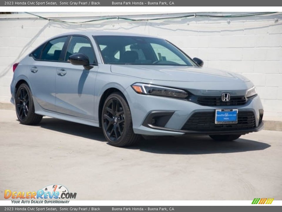 Front 3/4 View of 2023 Honda Civic Sport Sedan Photo #1