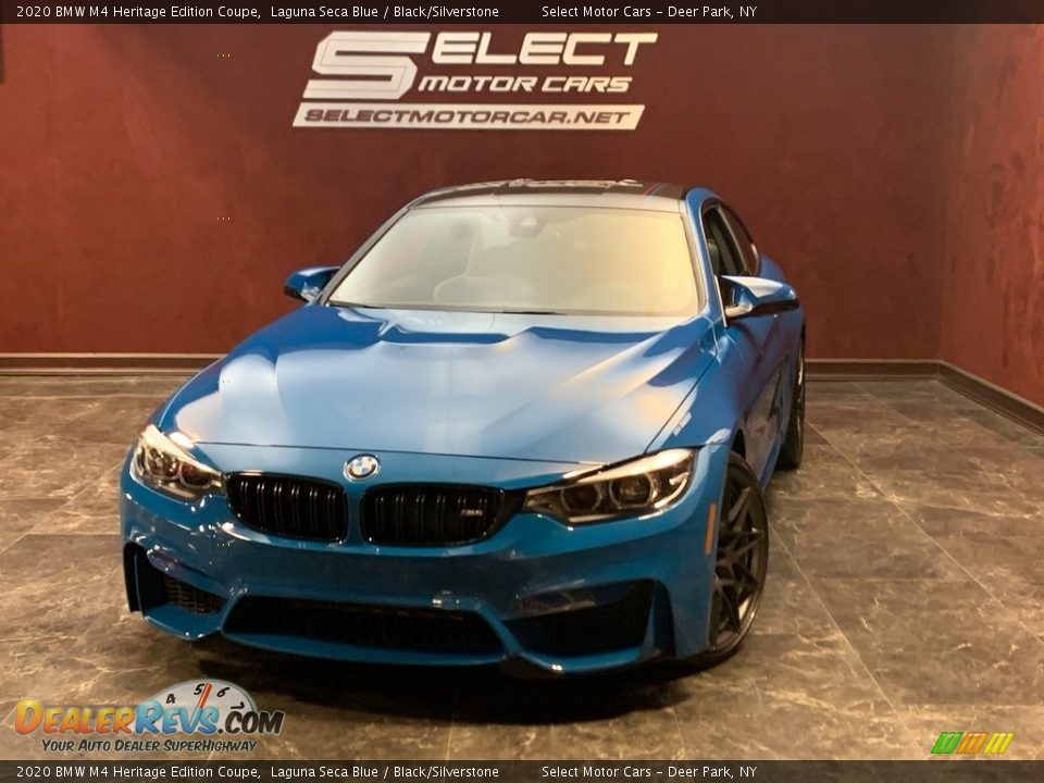 2020 BMW M4 Heritage Edition Coupe Laguna Seca Blue / Black/Silverstone Photo #1