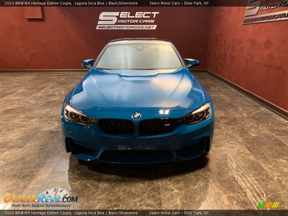 2020 BMW M4 Heritage Edition Coupe Laguna Seca Blue / Black/Silverstone Photo #2