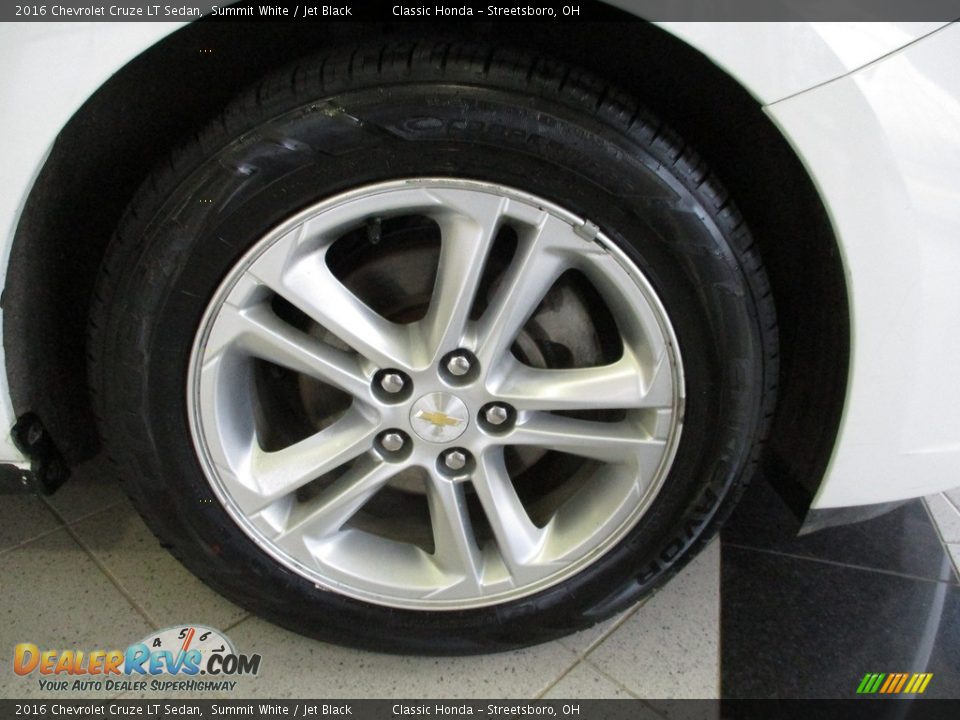 2016 Chevrolet Cruze LT Sedan Summit White / Jet Black Photo #5