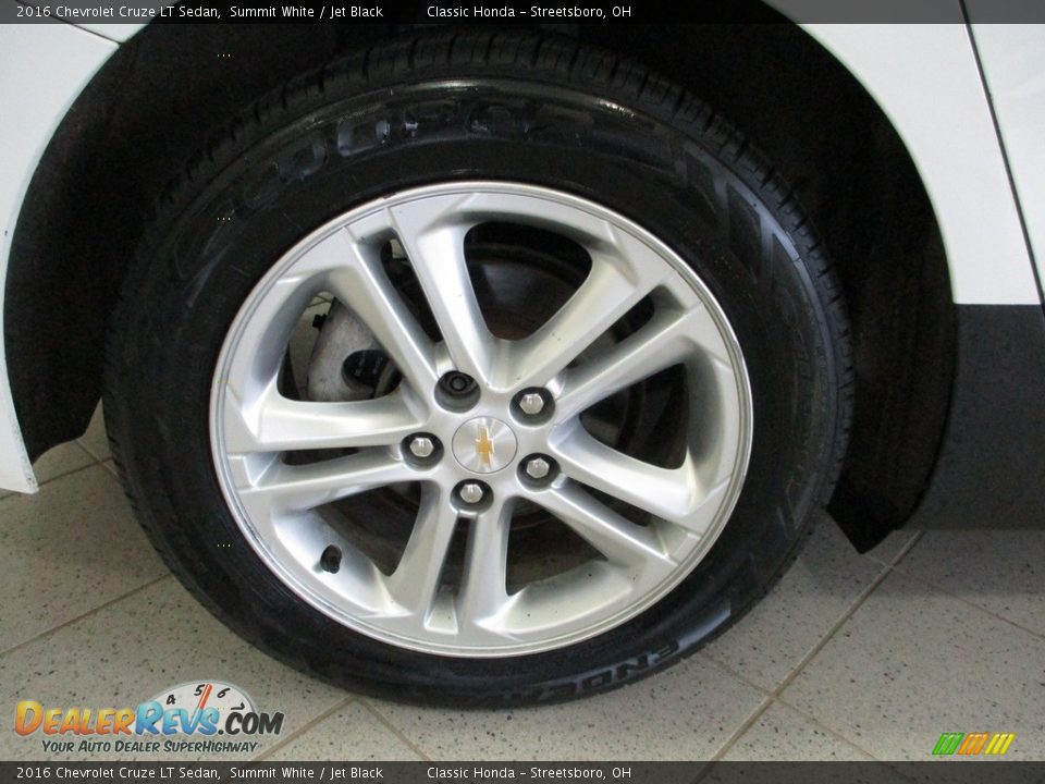 2016 Chevrolet Cruze LT Sedan Summit White / Jet Black Photo #6