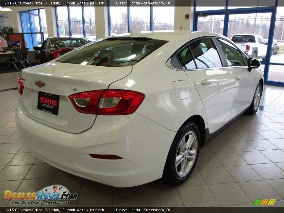 2016 Chevrolet Cruze LT Sedan Summit White / Jet Black Photo #7