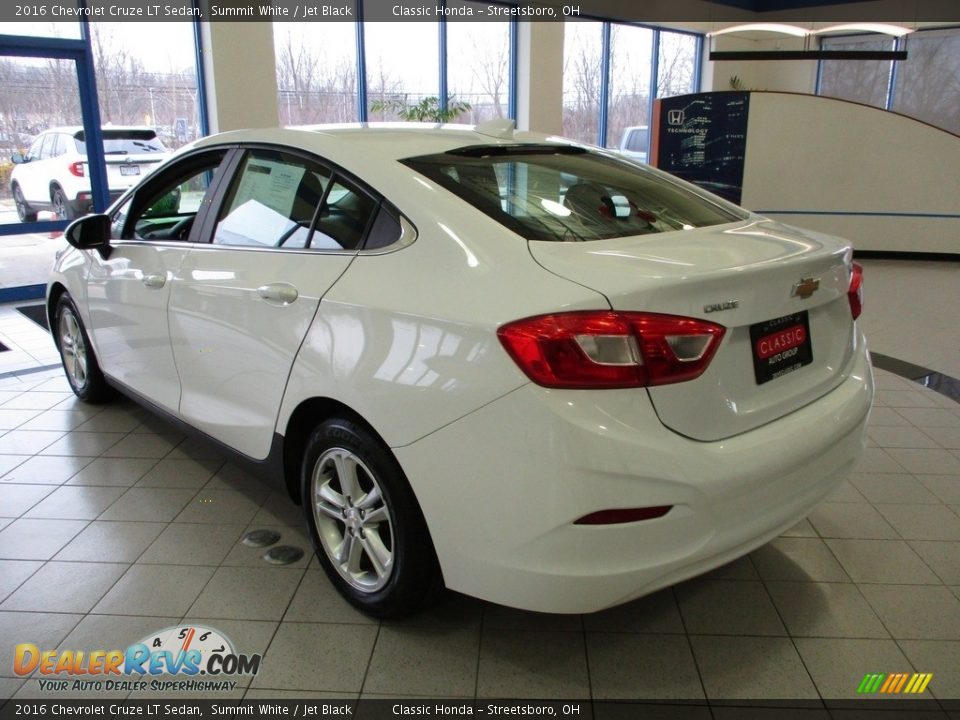 2016 Chevrolet Cruze LT Sedan Summit White / Jet Black Photo #9
