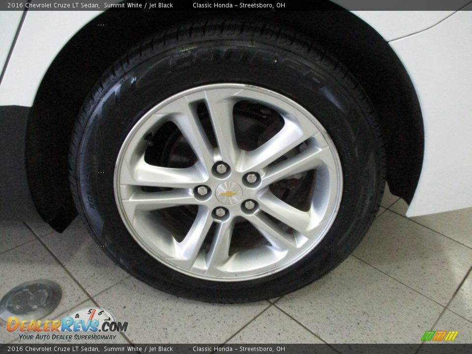 2016 Chevrolet Cruze LT Sedan Summit White / Jet Black Photo #11