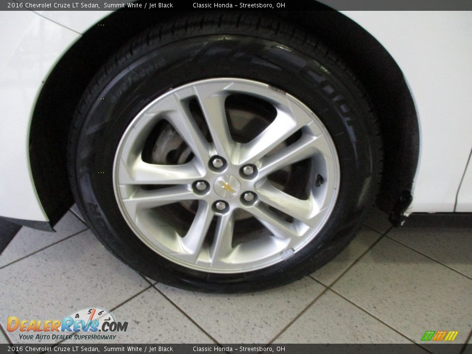 2016 Chevrolet Cruze LT Sedan Summit White / Jet Black Photo #12