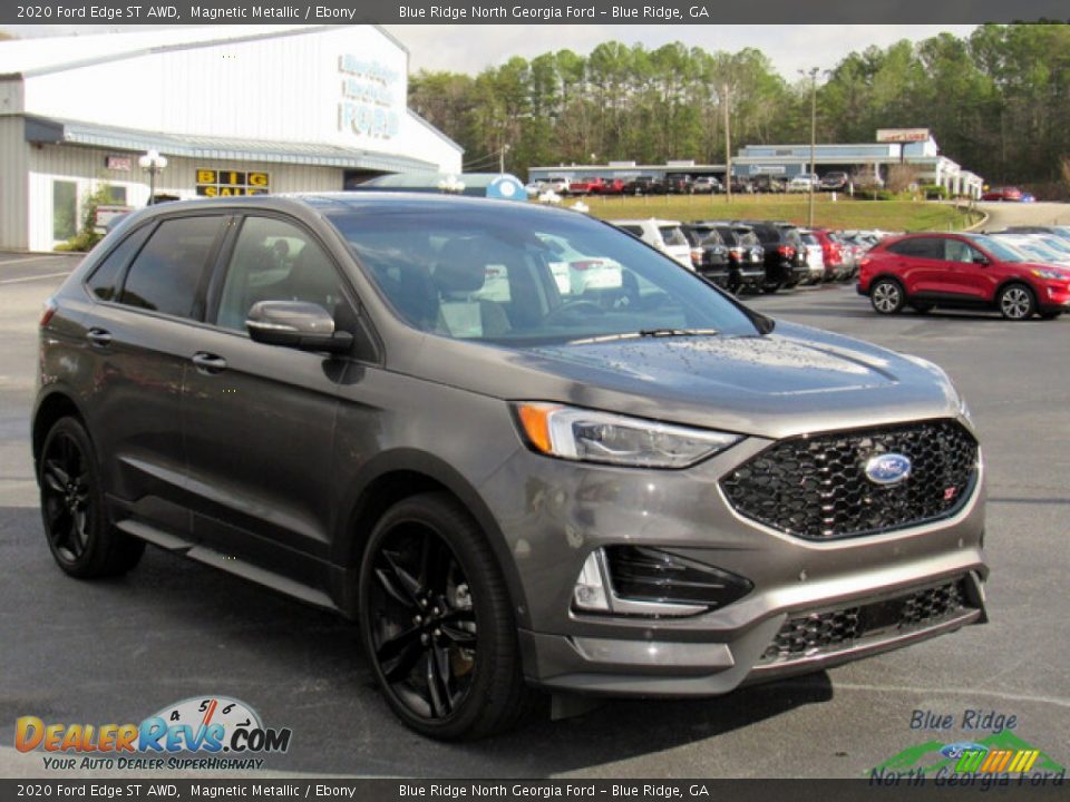 2020 Ford Edge ST AWD Magnetic Metallic / Ebony Photo #7