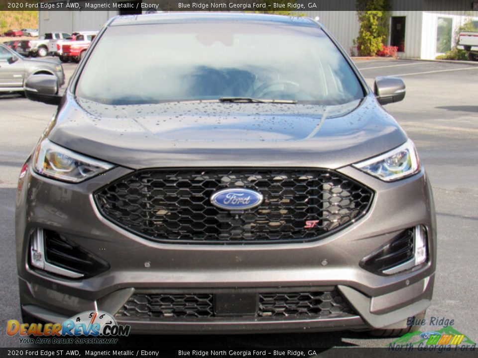 2020 Ford Edge ST AWD Magnetic Metallic / Ebony Photo #8