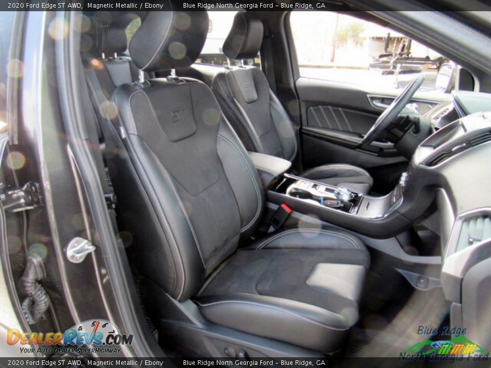 2020 Ford Edge ST AWD Magnetic Metallic / Ebony Photo #12