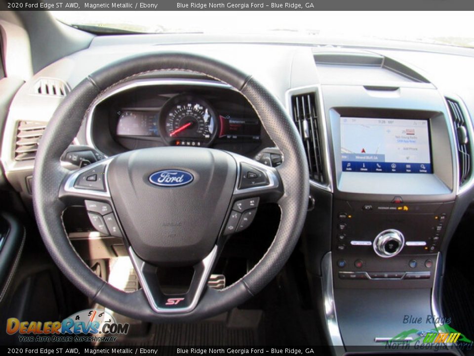 2020 Ford Edge ST AWD Magnetic Metallic / Ebony Photo #15