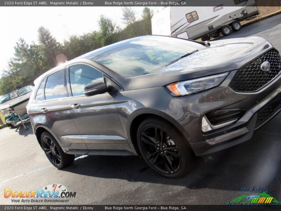 2020 Ford Edge ST AWD Magnetic Metallic / Ebony Photo #29