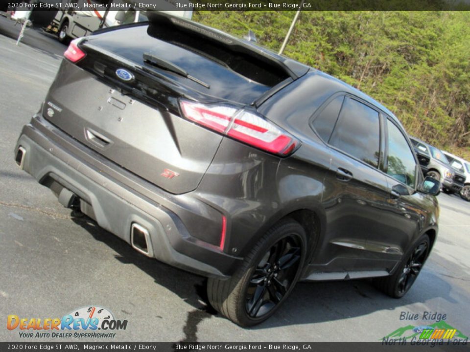 2020 Ford Edge ST AWD Magnetic Metallic / Ebony Photo #30