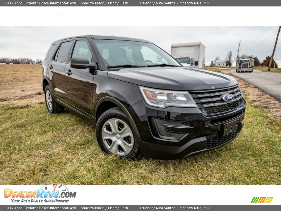 Shadow Black 2017 Ford Explorer Police Interceptor AWD Photo #1