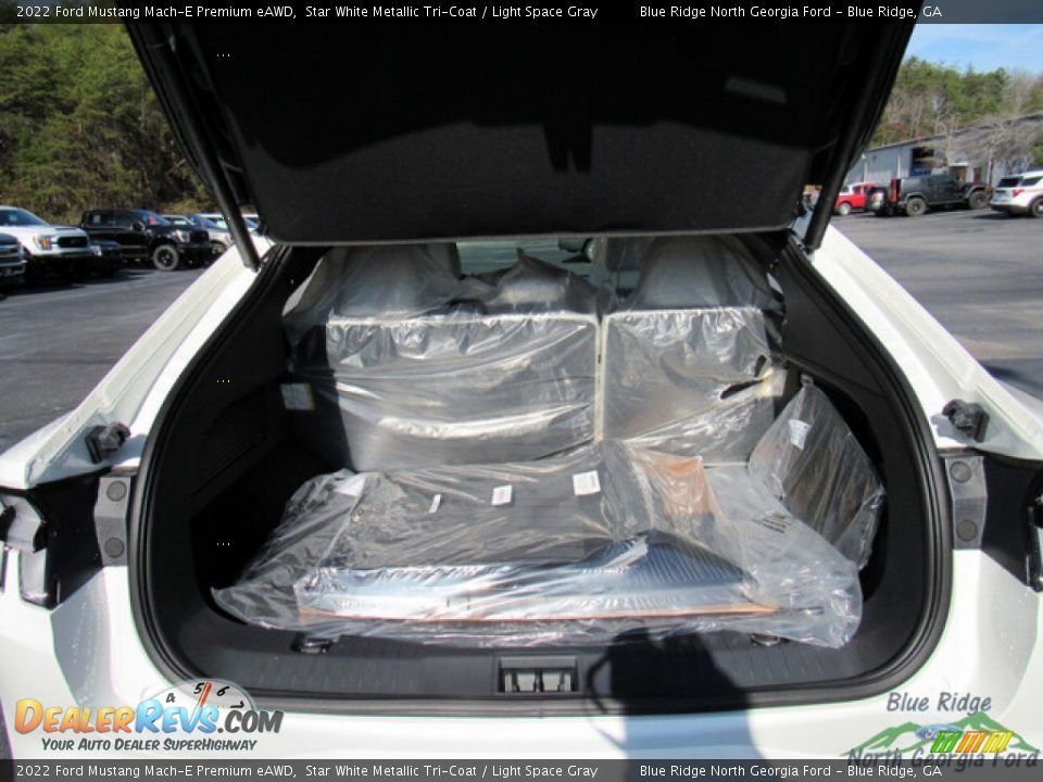 2022 Ford Mustang Mach-E Premium eAWD Star White Metallic Tri-Coat / Light Space Gray Photo #14