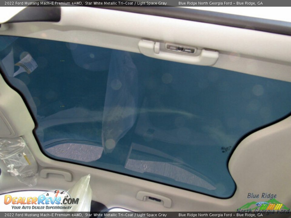 2022 Ford Mustang Mach-E Premium eAWD Star White Metallic Tri-Coat / Light Space Gray Photo #21