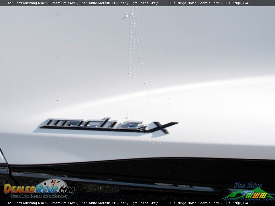2022 Ford Mustang Mach-E Premium eAWD Star White Metallic Tri-Coat / Light Space Gray Photo #27
