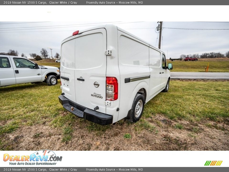 2019 Nissan NV 1500 S Cargo Glacier White / Gray Photo #4