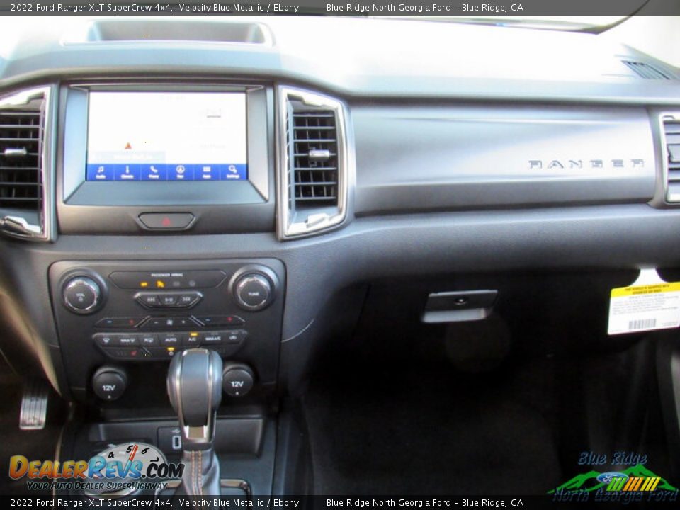 2022 Ford Ranger XLT SuperCrew 4x4 Velocity Blue Metallic / Ebony Photo #15