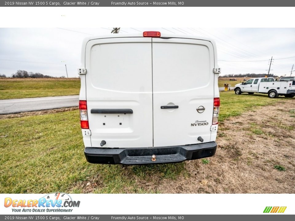 2019 Nissan NV 1500 S Cargo Glacier White / Gray Photo #5