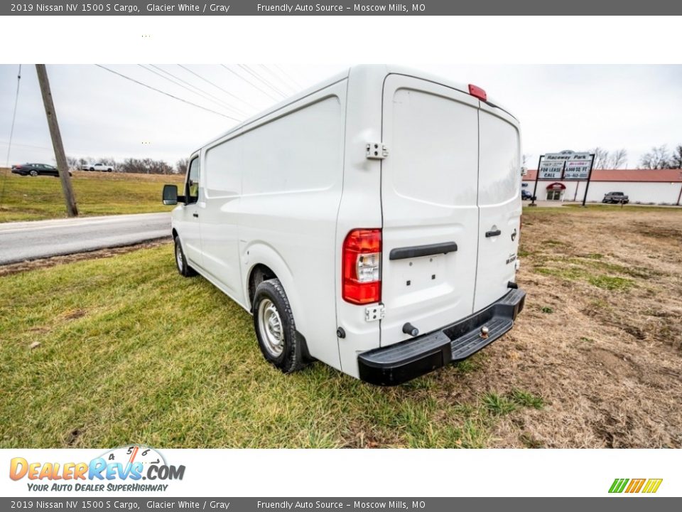 2019 Nissan NV 1500 S Cargo Glacier White / Gray Photo #6