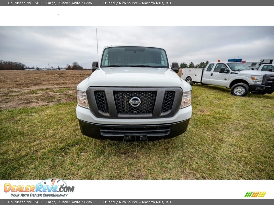 2019 Nissan NV 1500 S Cargo Glacier White / Gray Photo #9