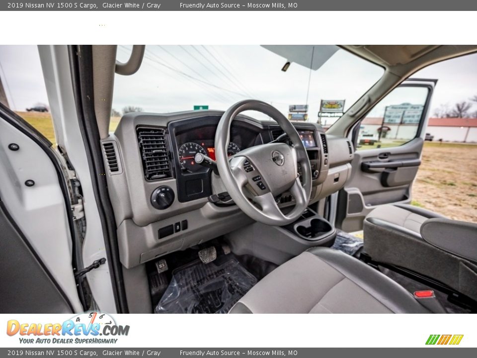 Gray Interior - 2019 Nissan NV 1500 S Cargo Photo #19