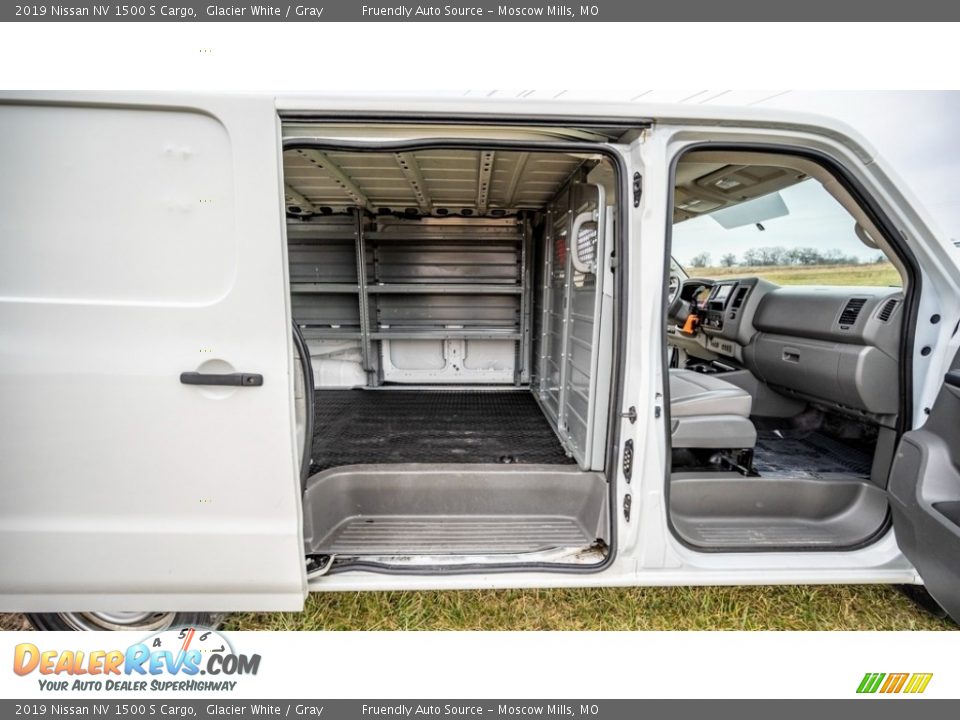 2019 Nissan NV 1500 S Cargo Glacier White / Gray Photo #23