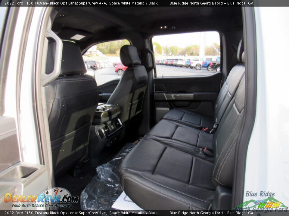 2022 Ford F150 Tuscany Black Ops Lariat SuperCrew 4x4 Space White Metallic / Black Photo #16