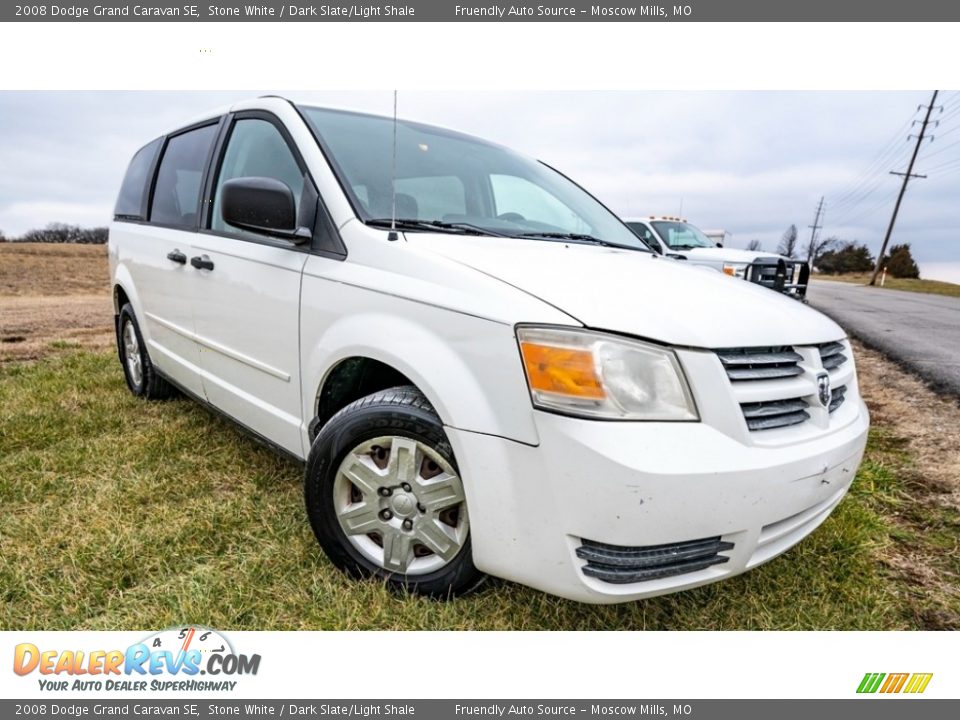 2008 Dodge Grand Caravan SE Stone White / Dark Slate/Light Shale Photo #1