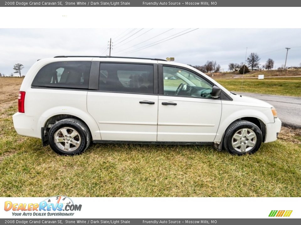 2008 Dodge Grand Caravan SE Stone White / Dark Slate/Light Shale Photo #3