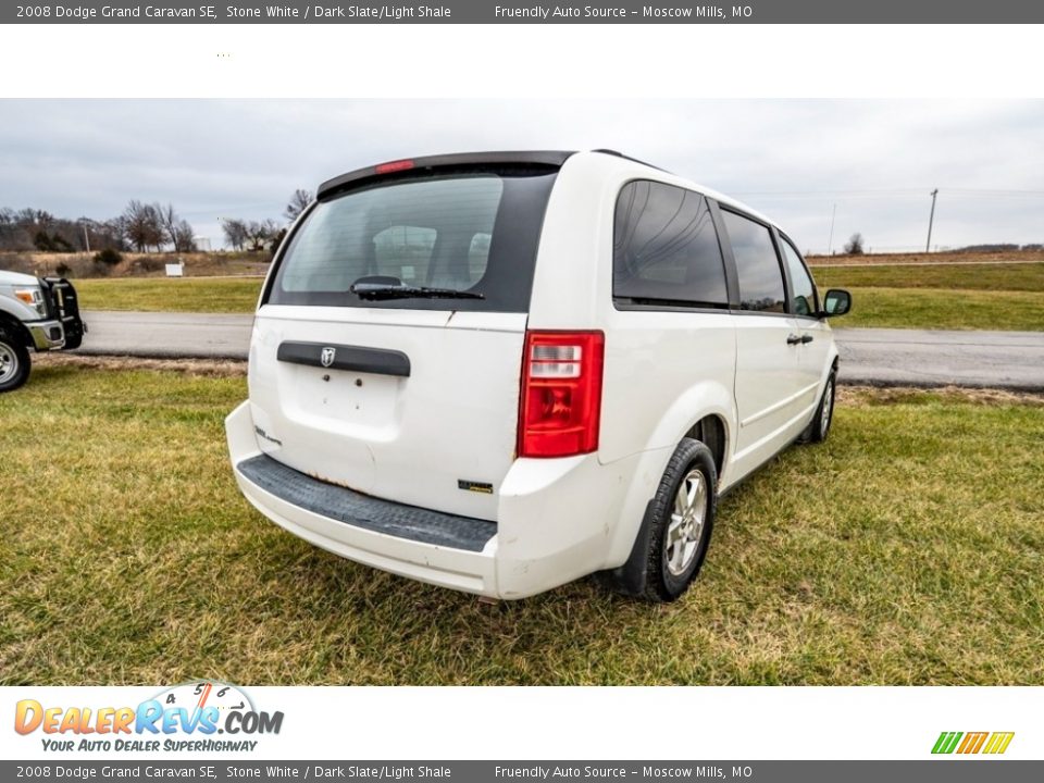 2008 Dodge Grand Caravan SE Stone White / Dark Slate/Light Shale Photo #4