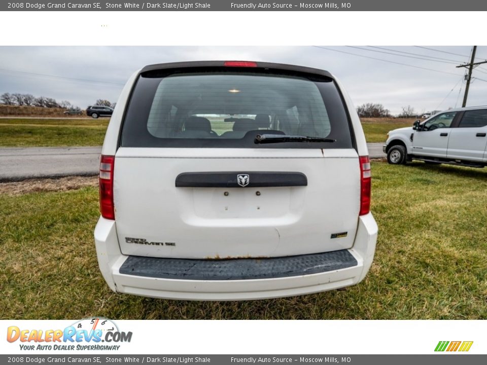 2008 Dodge Grand Caravan SE Stone White / Dark Slate/Light Shale Photo #5