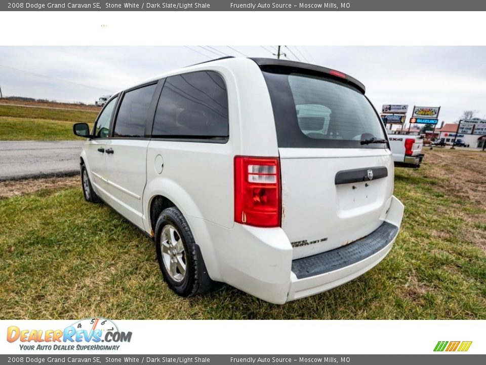 2008 Dodge Grand Caravan SE Stone White / Dark Slate/Light Shale Photo #6