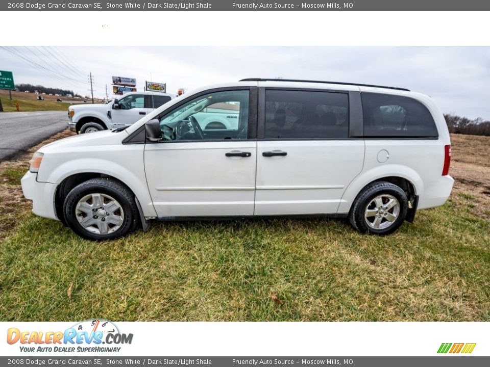 2008 Dodge Grand Caravan SE Stone White / Dark Slate/Light Shale Photo #7