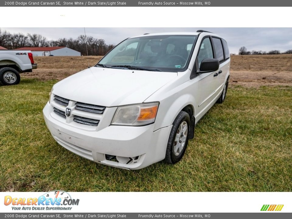 2008 Dodge Grand Caravan SE Stone White / Dark Slate/Light Shale Photo #8