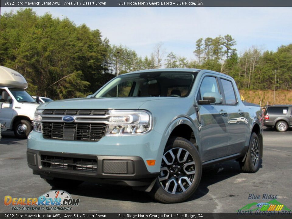 2022 Ford Maverick Lariat AWD Area 51 / Desert Brown Photo #1