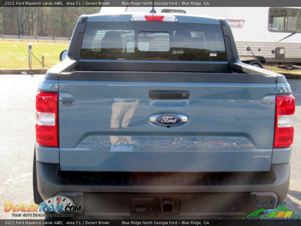 2022 Ford Maverick Lariat AWD Area 51 / Desert Brown Photo #4