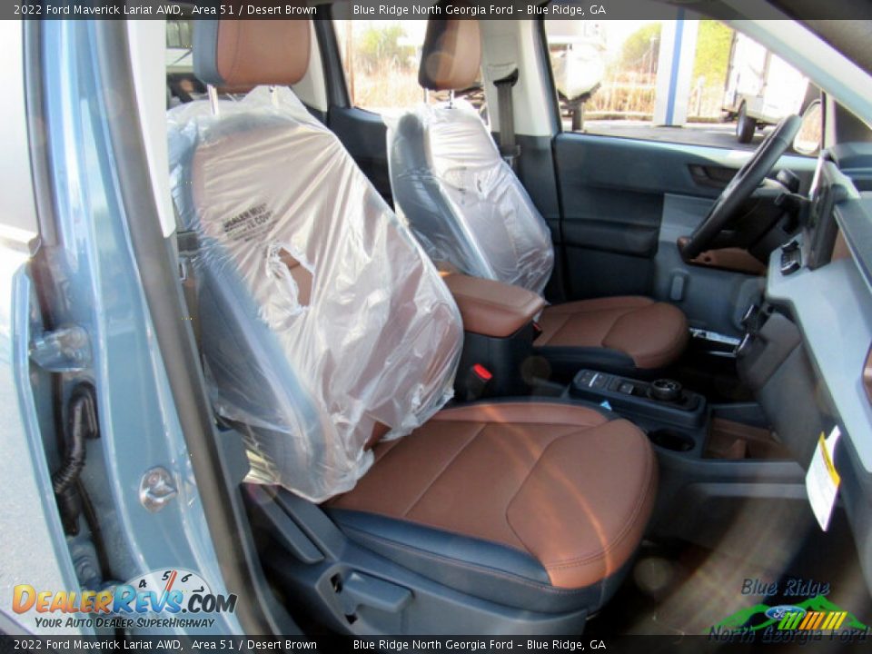 2022 Ford Maverick Lariat AWD Area 51 / Desert Brown Photo #12