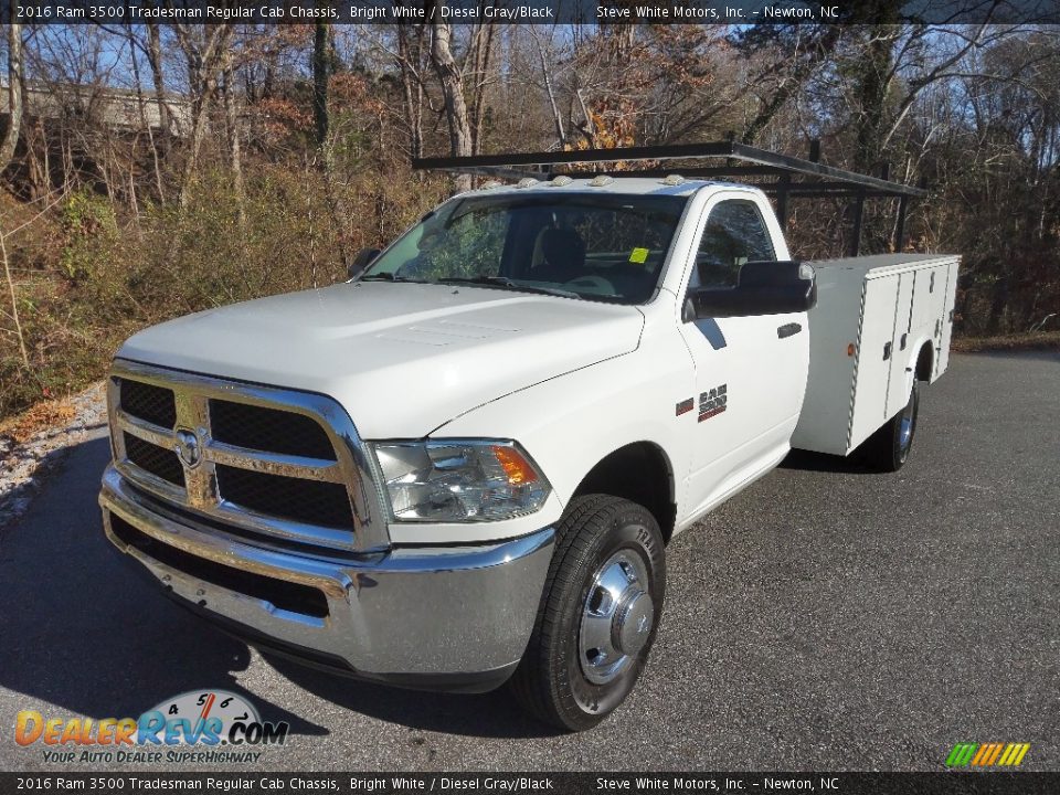 Bright White 2016 Ram 3500 Tradesman Regular Cab Chassis Photo #2