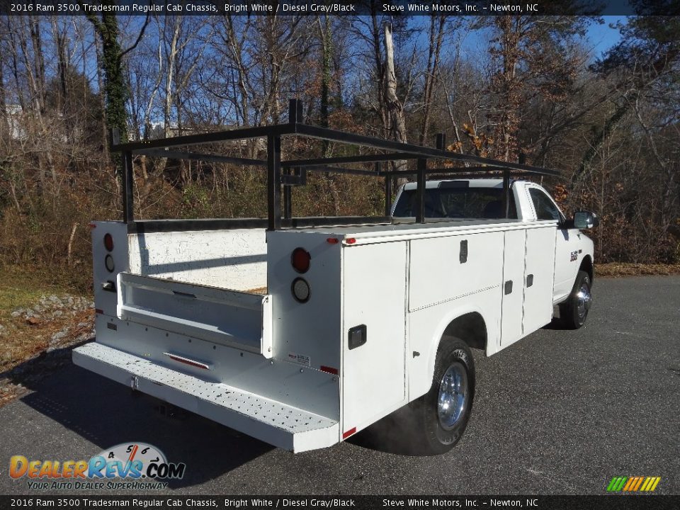 2016 Ram 3500 Tradesman Regular Cab Chassis Bright White / Diesel Gray/Black Photo #6