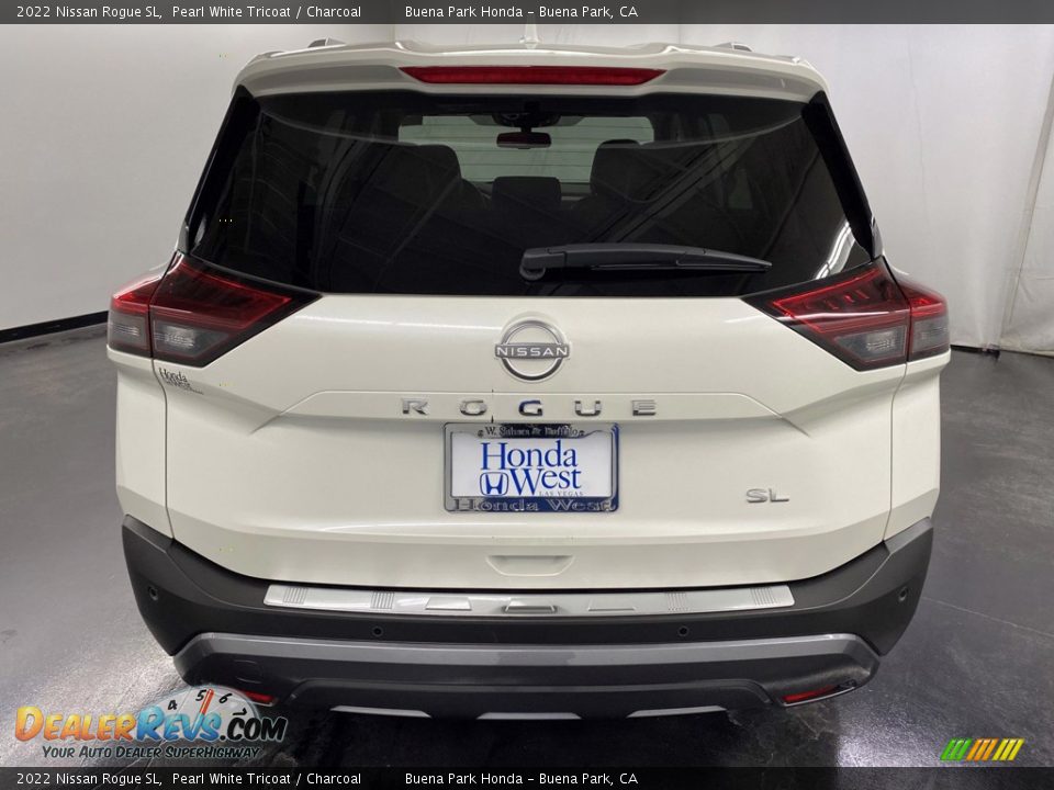 2022 Nissan Rogue SL Pearl White Tricoat / Charcoal Photo #6